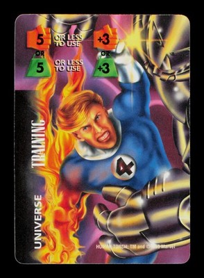 Human Torch Training  Marvel Over Power 1995 Trading Card TCG CCG