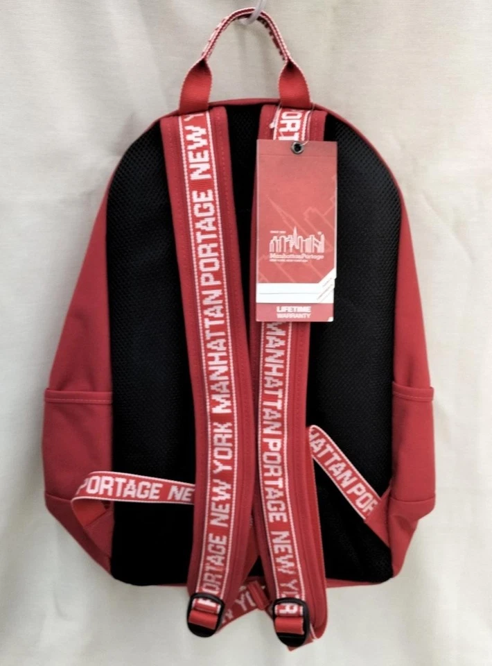 Mochila roja Manhattan Portage Twch-4690Jp Foto 4 de 4