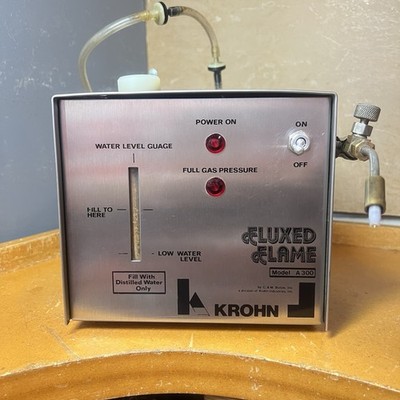 KROHN FLUXED FLAME SOLDERING  MACHINE (Model A 300) ~