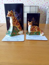 Royal Crown Derby DEVONIAN VIXEN & FOX CUB Pa...