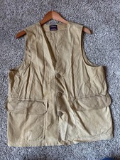 Vintage J.C. Higgins Hunting Vest Sears Roebuck 1950s 60s Cotton Duck Size 42