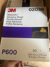 3m Wetordry Abrasive Sandpaper Sheet 02036 2036 600 Grit 50 Count