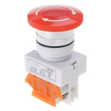 Emergency Stop Push Button Illuminated Shut Off Estop Button 1 NC 1 NO 660V 10A