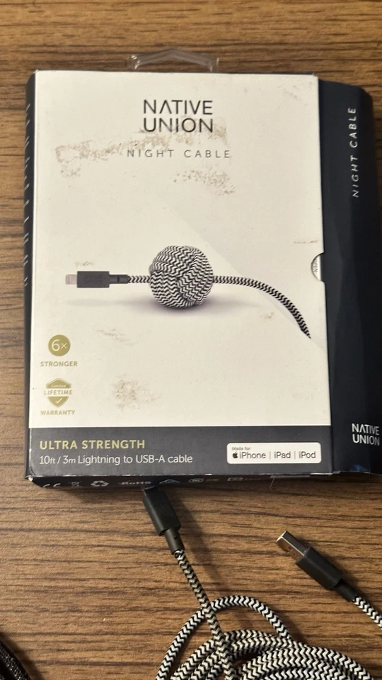 Genuine Native Union Night Cable *LOT OF 4* BELT Free Shipping - Image 3 of 4