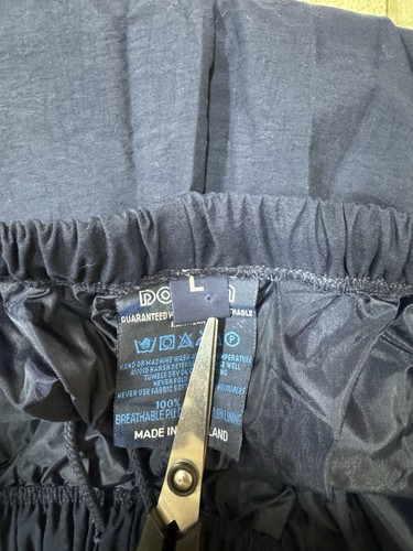 Mens Sunderland’s Dolphin Golf Waterproof Rain Pants Made In Scotland Navy Sz L - 第 6/6 張圖片