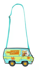Scooby Doo Mystery Machine Gang Crossbody Bag with matching Bag Charm NEW 