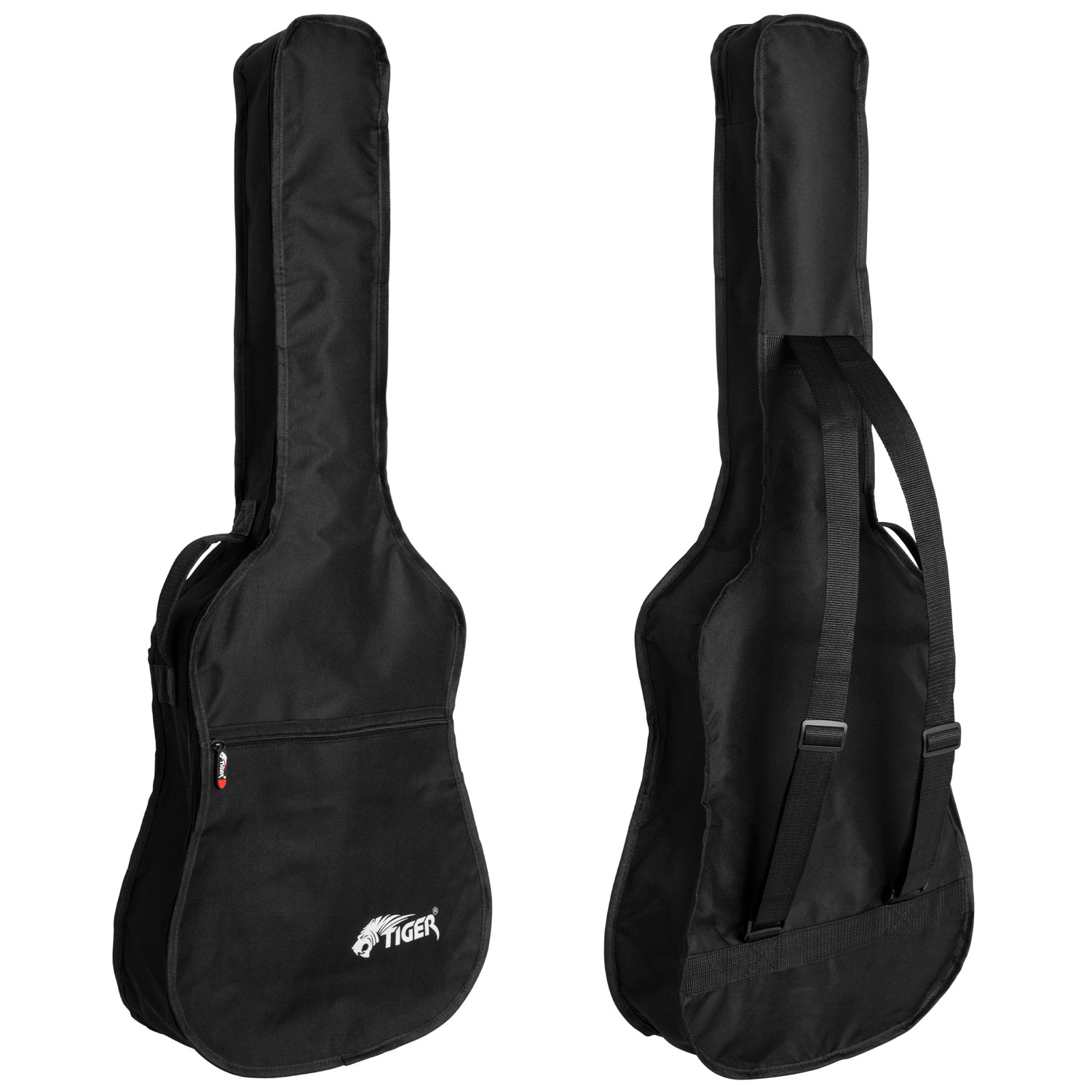 Borsa per chitarra acustica Tiger GGB7-FAC - cinghie e manico - custodia in nylon 600D