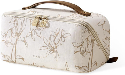 Large Travel Makeup Bag Waterproof Cosmetic Organizer Pouch Toiletry Case