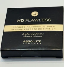 ABSOLUTE NEW YORK~HD FLAWLESS~PRESSED FINISHING POWDER (BRIGHTENING BANANA)~NIB