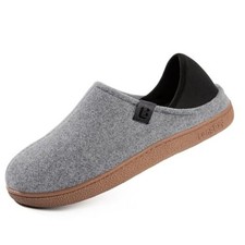 Mens Slippers with Removable Supportive Insole Slip on Casual House 11 Grey