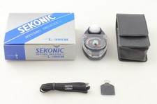  MINT SEKONIC L-398M STUDIO DELUXE II LIGHT METER w/ BOX  CASE From JAPAN