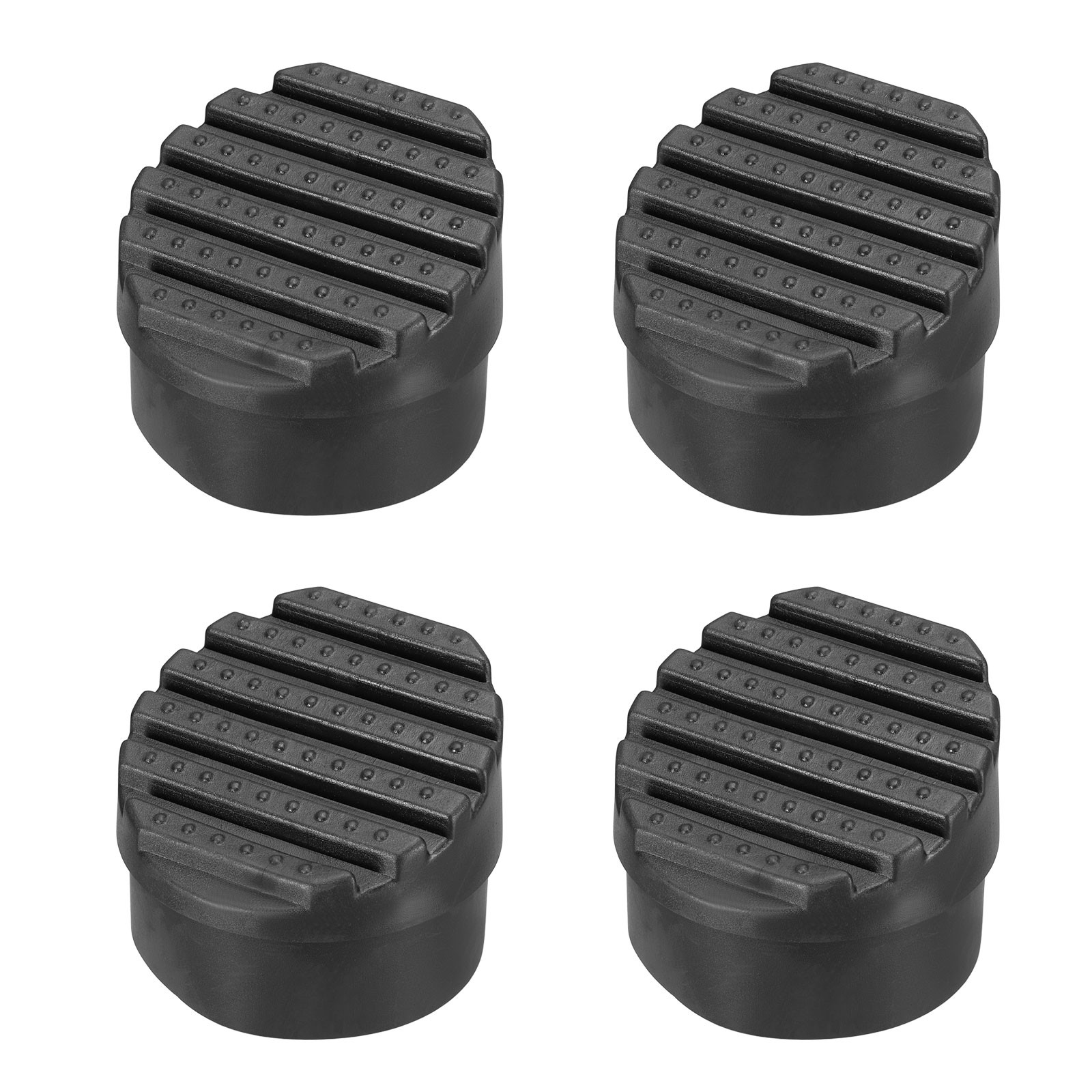 Non Slip Ladder Feet Mat, (2.2", Black)(4Pcs), Rubber Anti Slip Feet Caps