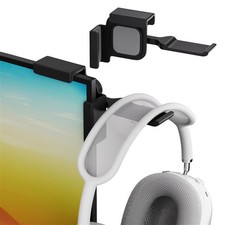   1PACK Clamp-On Monitor Headphone Stand   Adjustable Headset Holder with 360 ...