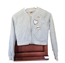 Wonder Nation Girl's Long Sleeve Zippered Lined Sweatshirt Jacket.Embroidery. XL