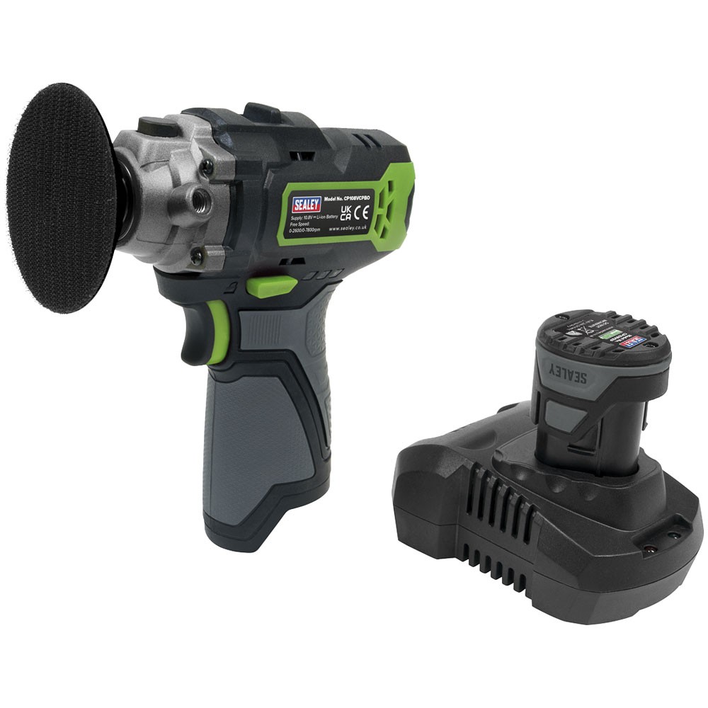 Sealey Cordless Polisher Ø75mm 10.8V 2Ah SV10.8 Series