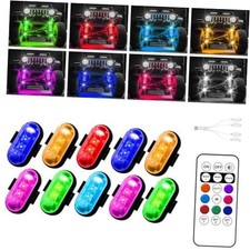 Wireless LED Lights for Car, Design in USA  High-Brightness 10pcs Black