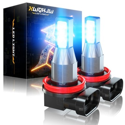 2x H11 H8 H9 LED Fog Light DRL 8000K Super [ICE BLUE] 360000LM High Power Bulbs