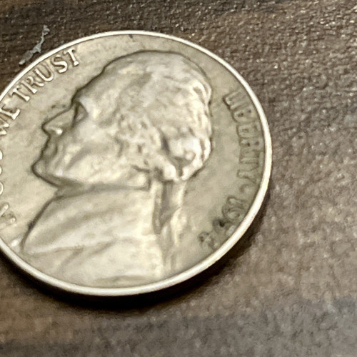 1954 d jefferson nickel - Picture 1 of 2