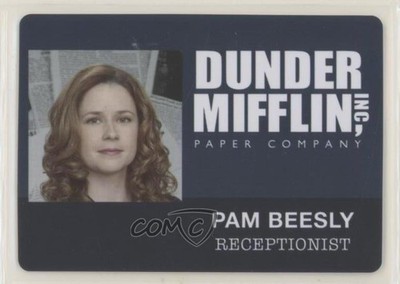 2019 The Office Downsizing Game Character ID Cards Pam Beesly Jenna Fischer 6d7