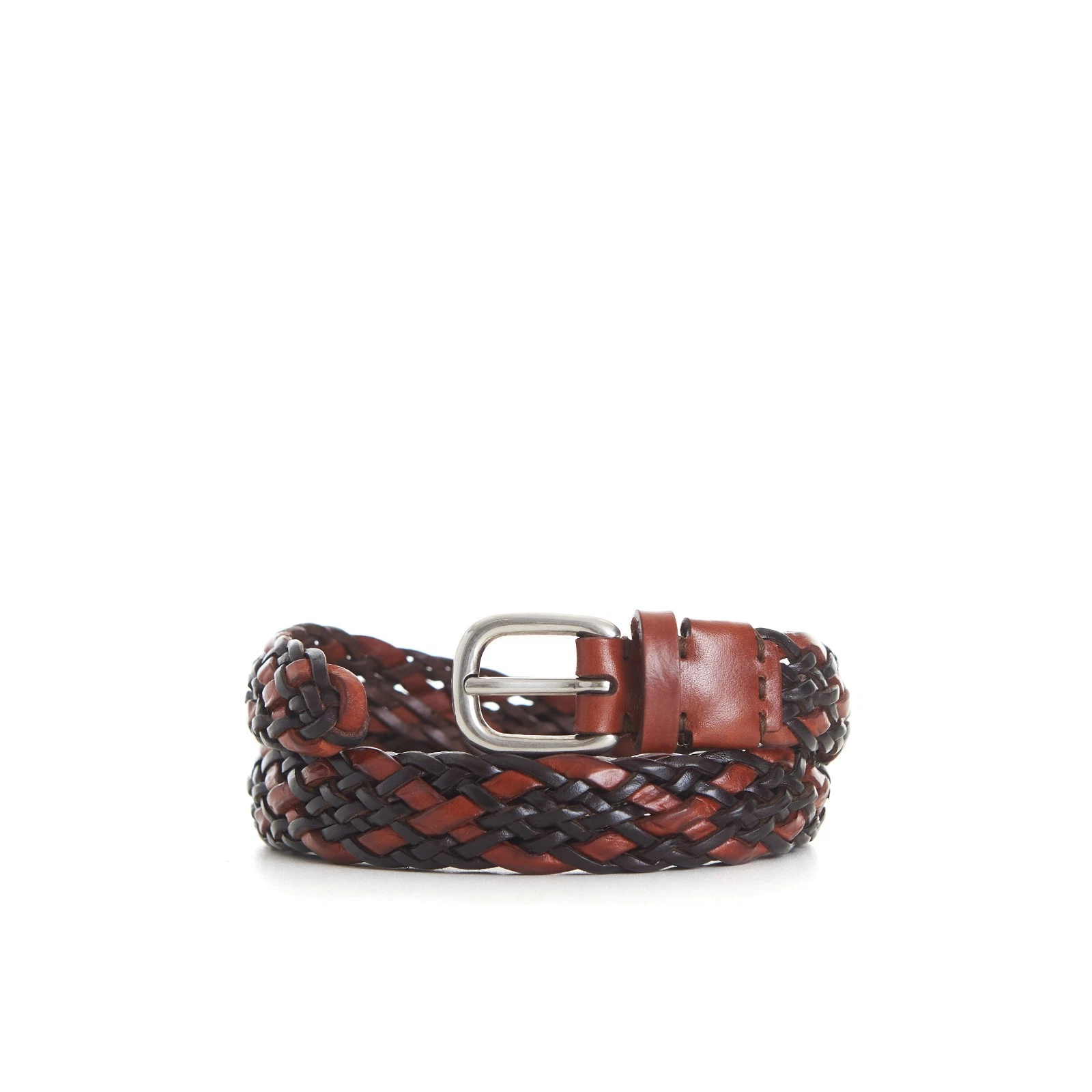 Brunello Cucinelli — BRUNELLO CUCINELLI 850$ Braided Leather Belt
