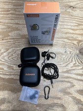 Audiovance Vibes 202 Hifi Wired Earbuds W/Microphone, Black