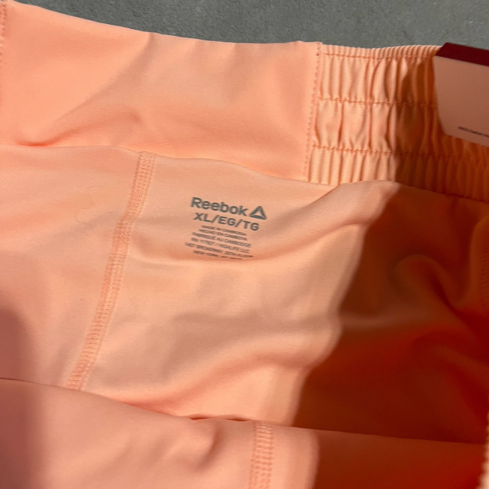 Reebok Athletic Shorts Womens XL Orange Lined Activewear Outdoors thumbnail 6