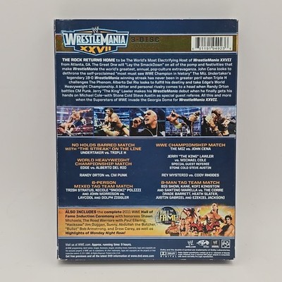WWE Wrestlemania XXVII 27 DVD 2011 3-Disc Edition tested | eBay