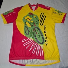 Vintage 1998 Solvang Century Cycling Jersey S...