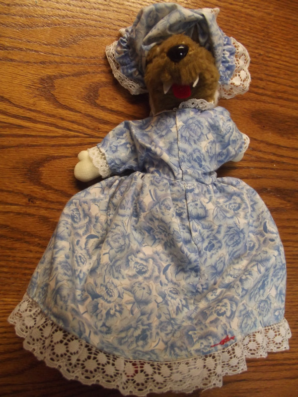 Vintage Little Red Riding Hood, Granny & Wolf Doll