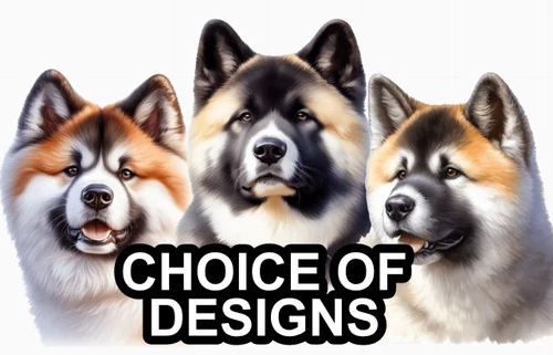 Akita Self Adhesive Dog Sticker