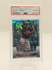 2023 Bowman Chrome Sapphire Edition Michael Harris II -Aqua /99- PSA 10 RC