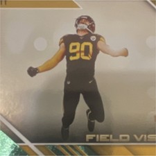Panini Donruss Elite T.J. Watt Pittsburgh Steelers Field Vision #FV-4 Football