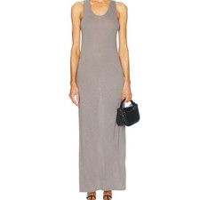 Enza Costa Tank Dress in Gray