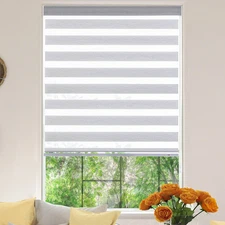 Zebra Roller Window Blinds,Custom Cut to Size,Roller Blinds Dual Layer Roller Sh