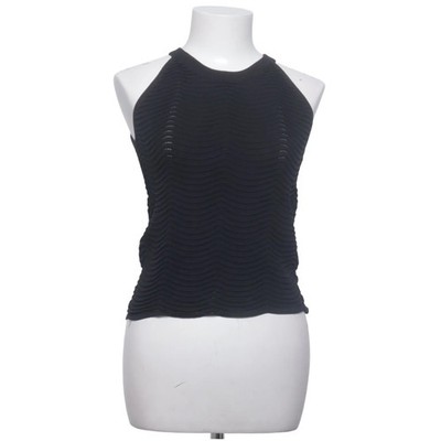 Ichi, Tank­top, Größe: S, Schwarz, Polyamid/Polyester/Viskose, Chevron #K0K