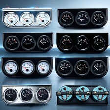 Aftermarket Car Triple Meter Display - Oil Temp, Water Temp, Oil Pressure Gauge