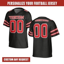 Custom Football Jersey, Personalized Name Number Logo, Customize Football Jersey