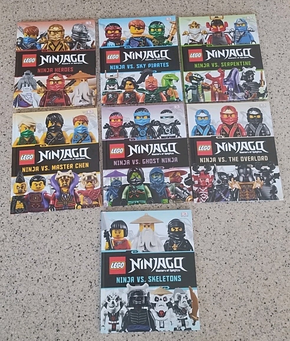 Lego Ninjago Master of Spinjitzu Collection 7 Book Set Hardcover