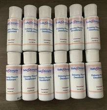 Safe n Simple SNS40202Unscented Ostomy  Deodorant 12-2 Ounce Bottles Blue Liquid