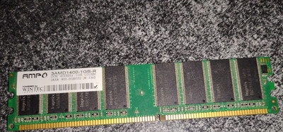 AMP Wintec PC-3200 DDR-400 1GB Ram Memory Stick 3AMD1400