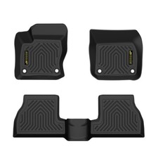 For Ford Focus 2012 2018 Tpe 3pcs All Weather Car Floor Liners 1st 2nd Row Black For Ford Focus 2012 2018 Tpe 3pcs All Weather Car Floor Liners 1st 2nd Row Black