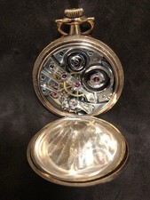 Howard Series 0 Hunter Pocket Watch Rare 16L 23J Gold Lettered Mov Used
