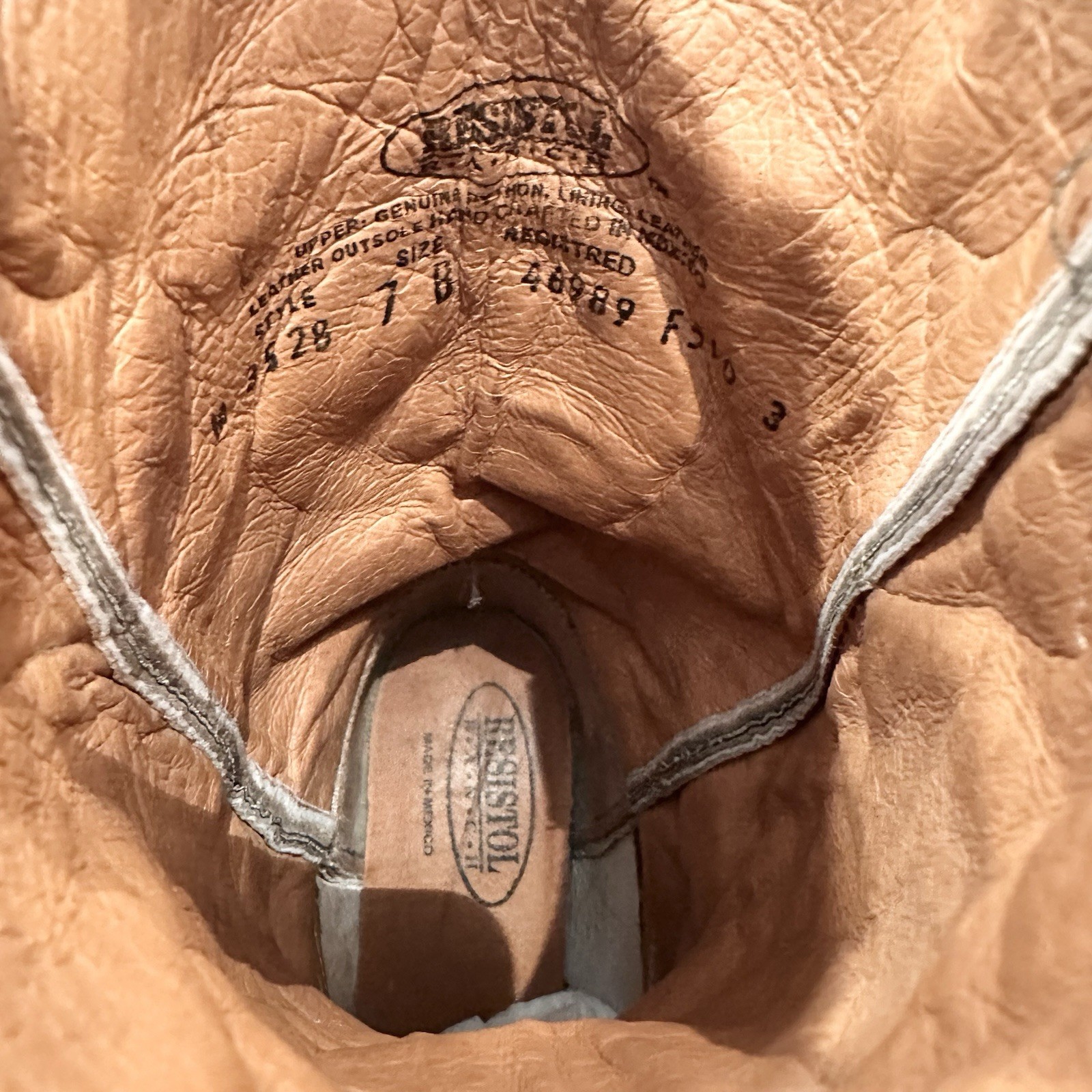 Resistol by Lucchese Python Boots 7 B Womens Cowg… - image 23