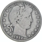 1912 Barber Half Dollar Average Circ 90% Silver *2193