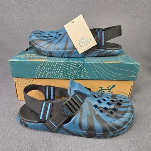 Chaco Shoes Mens Size 7 Blue Black Camo Sandals Performance Water Hiking Outdoor Men main image 3