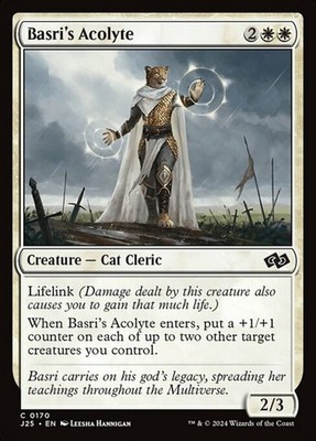 Basri's Acolyte Light Play, English Magic the Gathering MTG Foundations Jumpstar