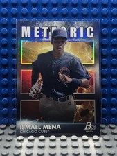 2021 Bowman Platinum Meteoric Ismael Mena #MET-16 Chicago Cubs RC