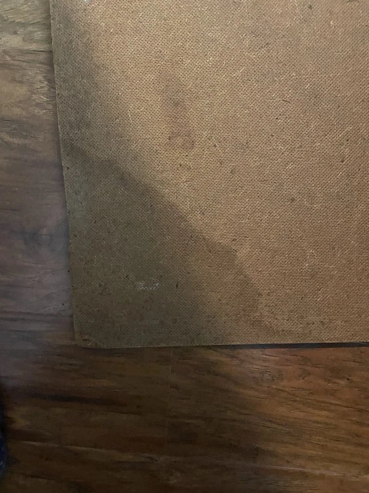 mid century painting on board Black Hair Lady, Signed - Image 4 of 4