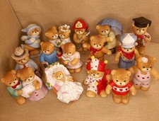 Enesco Lucy And Me Bears Lot 1980's-1990's Vintage Lucy Rigg Bears Lot of 15