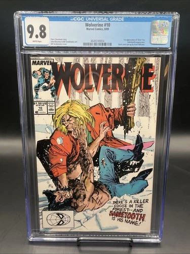 Wolverine #10 (Marvel Comics August 1989) CGC Graded 9.8 White Pages Key Issue